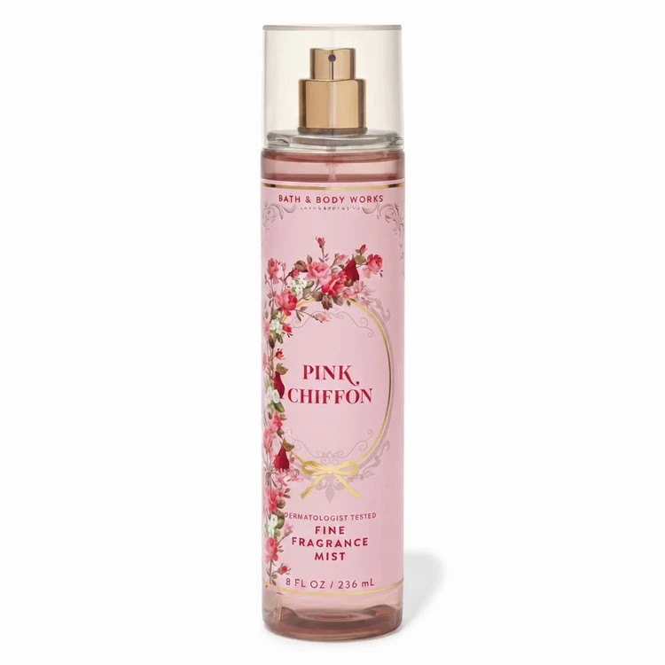 بادی میست بث اند بادی pink chiffon