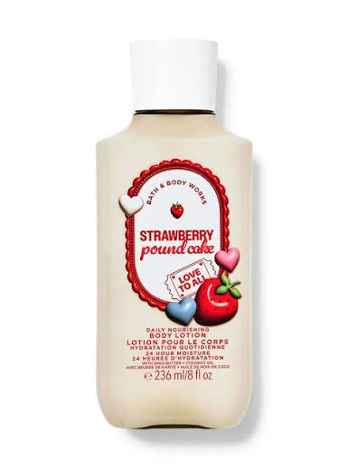 لوسیون بدن strawberry pound cake