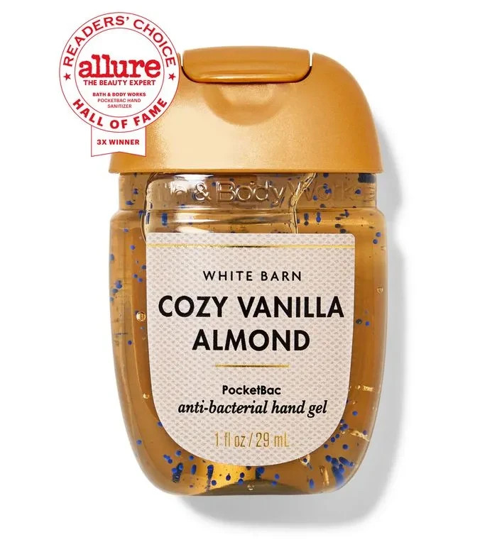 ژل دست بث اند بادی cozy vanilla almond